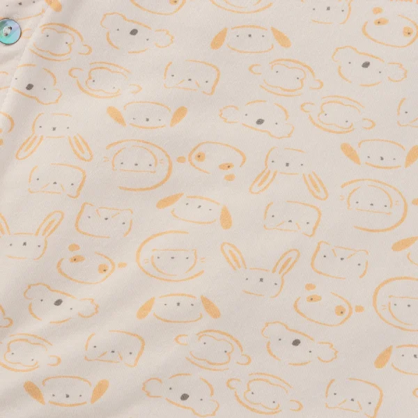 Bộ Modal kháng khuẩn dài Animo VD1024049 (0-24M,Cam nhạt)