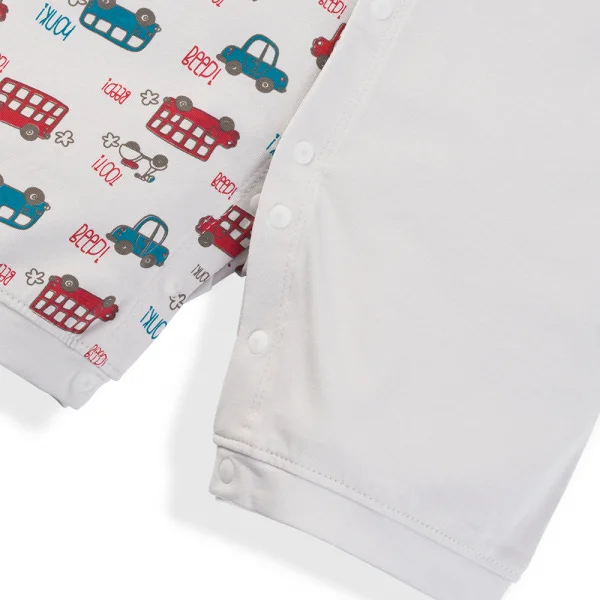 Bodysuit bé trai đùi Animo VD1124058 (0-12M,Đỏ)