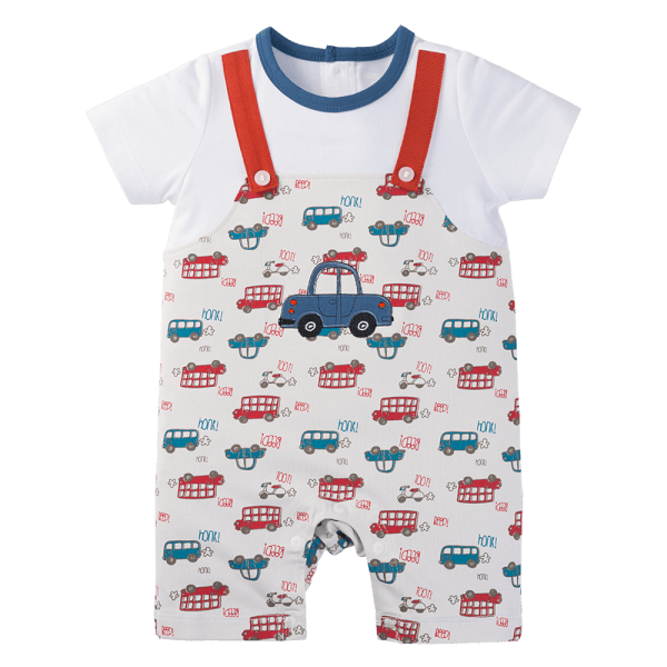 Bodysuit bé trai đùi Animo VD1124057 (0-12M,Đỏ)