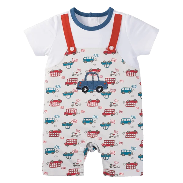 Bodysuit bé trai đùi Animo VD1124057 (0-12M,Đỏ)