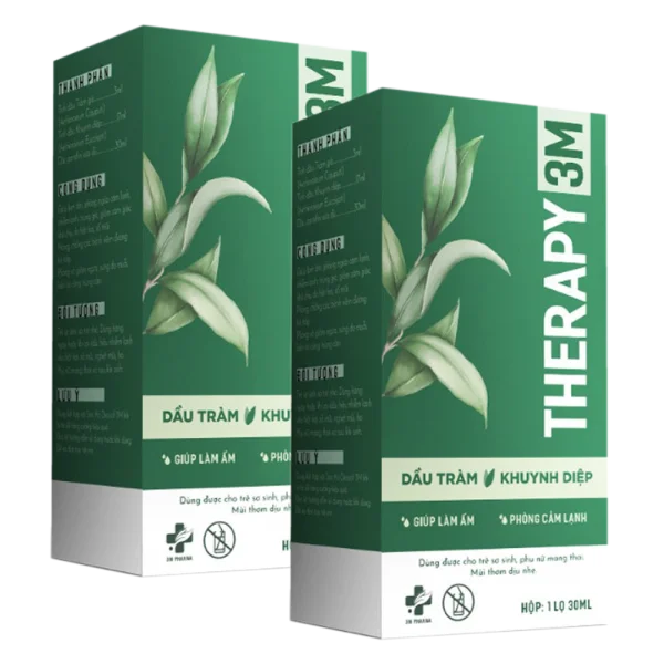 Combo 2 Dầu tràm, khuynh diệp Therapy 3M