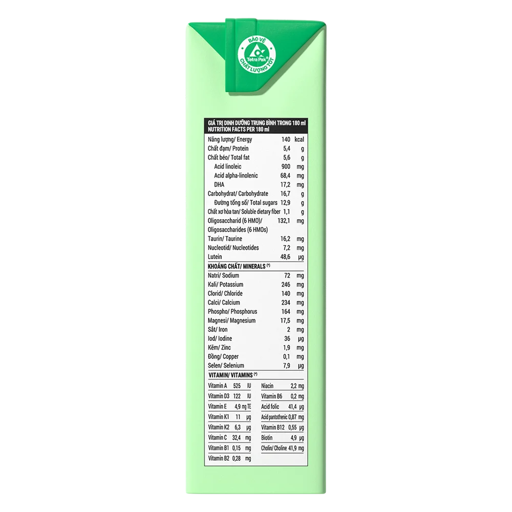 Sữa uống dinh dưỡng Optimum Colos 180ml (Lốc 4 hộp) new