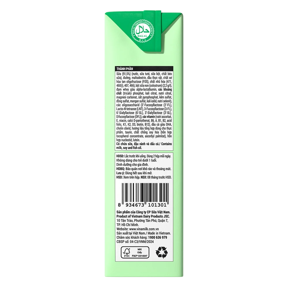 Sữa uống dinh dưỡng Optimum Colos 180ml (Lốc 4 hộp) new