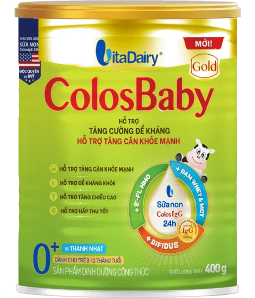 Sữa ColosBaby Gold 0+ 400g - S (0-12 tháng)