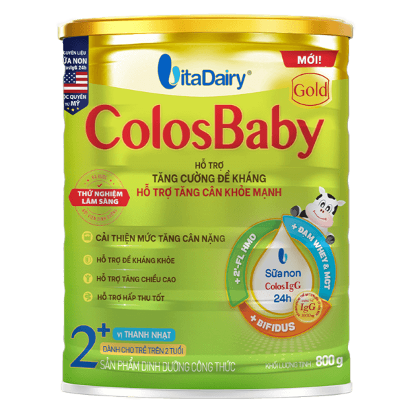 Sữa ColosBaby Gold 2+ 800g - S (Trên 2 tuổi)