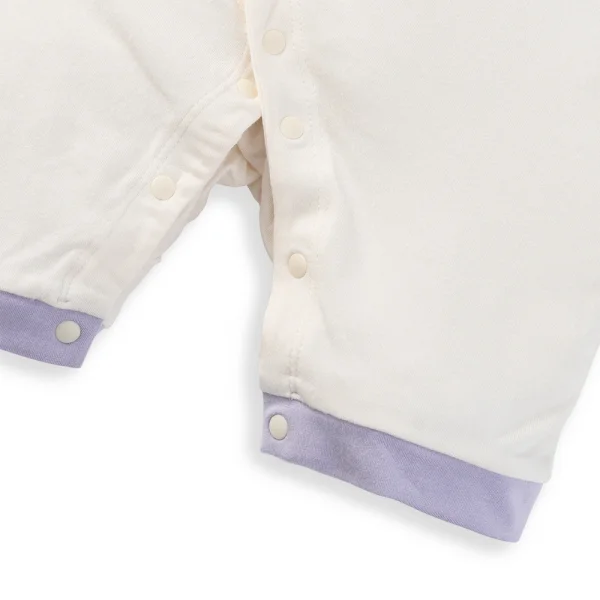 Set 2 Bodysuit kháng khuẩn Modal đùi Animo BMC1024029 (0-12M,Tím)