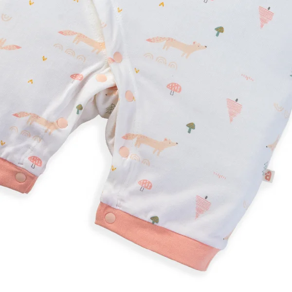 Set 2 Bodysuit kháng khuẩn Modal đùi Animo BMC1024028 (0-12M,Hồng dâu)