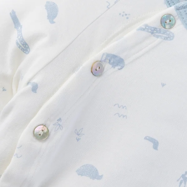 Set 2 Bộ kháng khuẩn Modal dài Animo BMC1024025 (0-24M,Xanh)