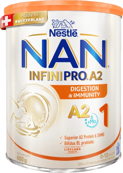 Sữa NAN INFINIPRO A2 số 1 800g (5HMO) (0-1 tuổi)