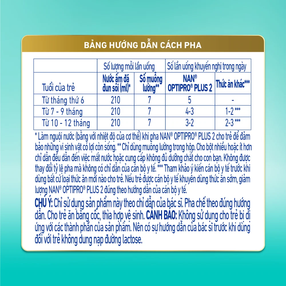 Sữa Nan Optipro PLUS 2 800g, với 5HMO, sản xuất tại Thụy Sỹ (6-12 tháng) (Giao bao bì ngẫu nhiên)