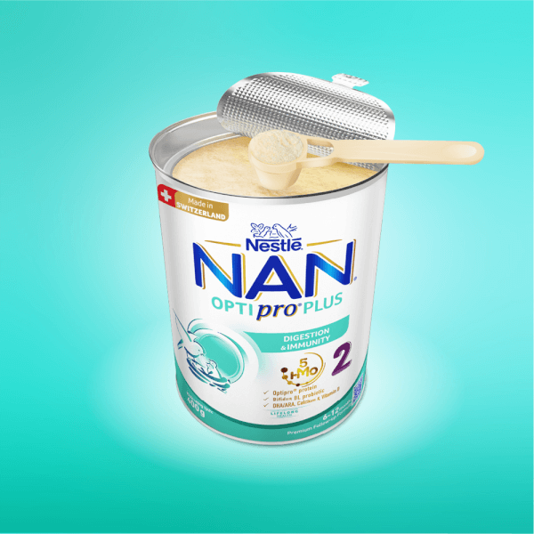 Sữa Nan Optipro PLUS 2 400g, với 5HMO, sản xuất tại Thụy Sỹ (6-12 tháng) (Giao bao bì ngẫu nhiên)