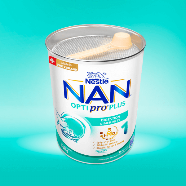 Sữa Nan Optipro PLUS 1 400g, với 5HMO, sản xuất tại Thụy Sỹ (0-6 tháng) (Giao bao bì ngẫu nhiên)