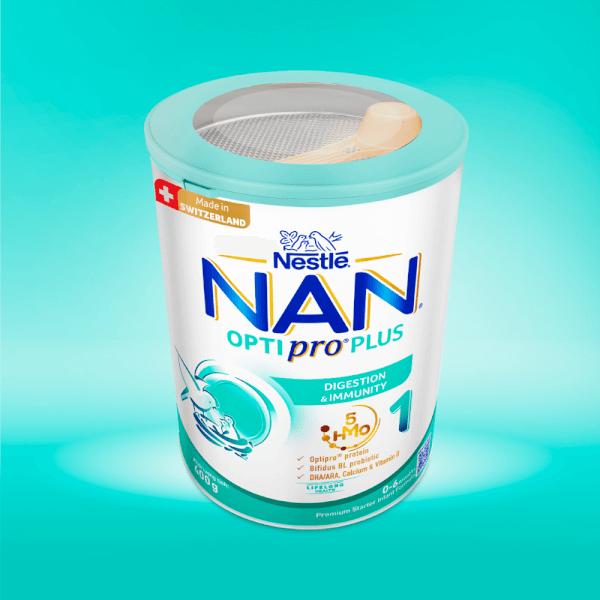 Sữa Nan Optipro PLUS 1 400g, với 5HMO, sản xuất tại Thụy Sỹ (0-6 tháng) (Giao bao bì ngẫu nhiên)