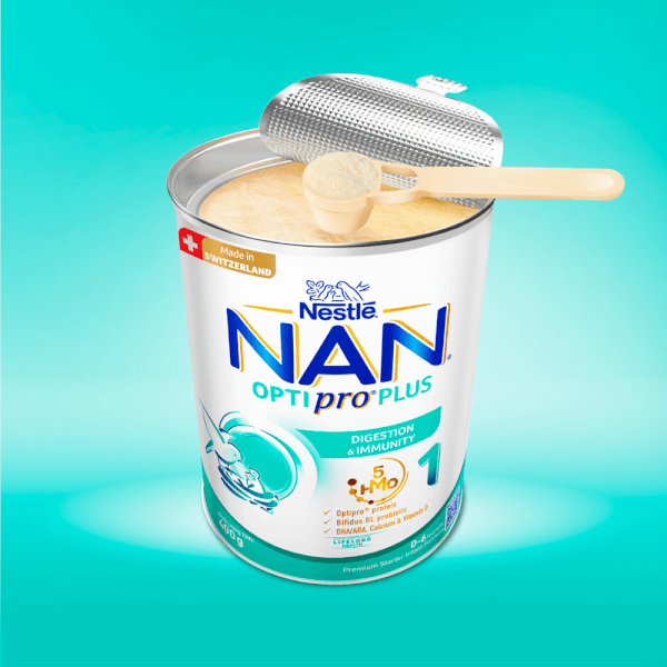 Sữa Nan Optipro PLUS 1 400g, với 5HMO, sản xuất tại Thụy Sỹ (0-6 tháng) (Giao bao bì ngẫu nhiên)