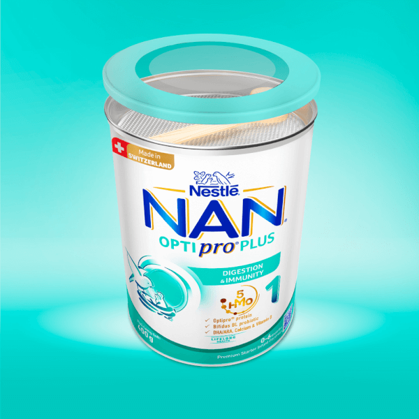 Sữa Nan Optipro PLUS 1 400g, với 5HMO, sản xuất tại Thụy Sỹ (0-6 tháng) (Giao bao bì ngẫu nhiên)