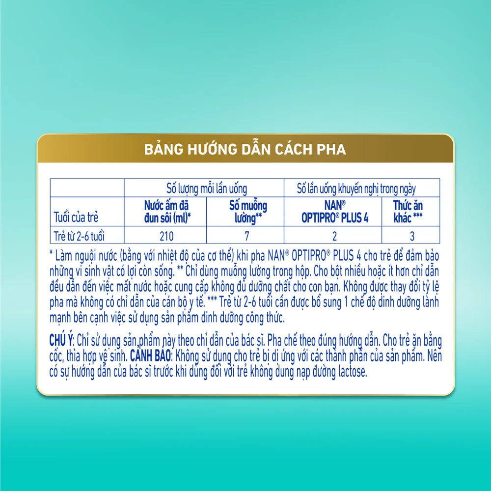 Sữa Nan Optipro PLUS 4 1.5kg, với 5HMO, Công thức từ Thụy Sĩ (2-6 tuổi) (Giao bao bì ngẫu nhiên)