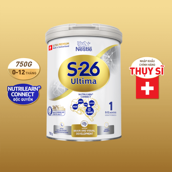 Sữa Nestle S-26 ULTIMA số 1 750g (0 - 12 tháng)