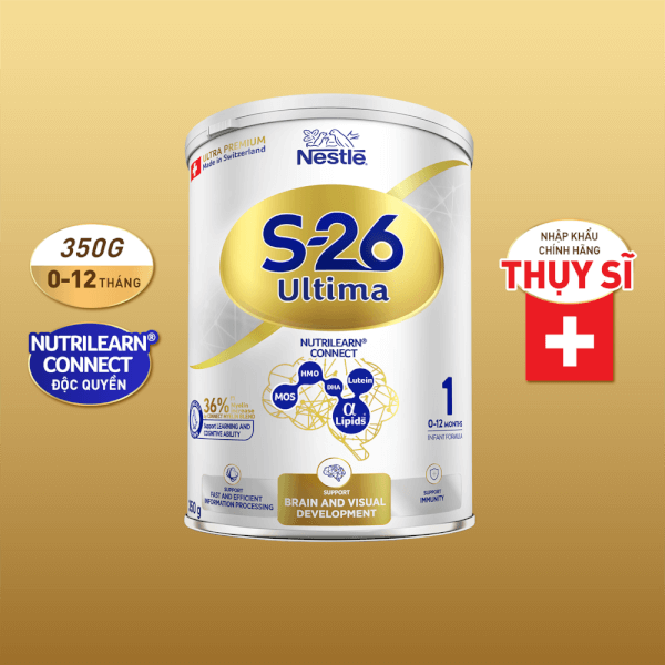 Sữa Nestle S-26 ULTIMA số 1 350g (0 - 12 tháng)