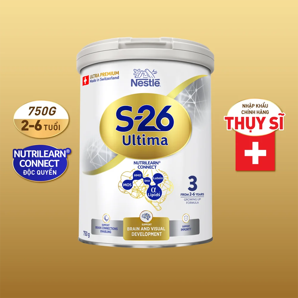 Combo 2 Sữa Nestle S-26 ULTIMA số 3 750g (2 - 6 tuổi)