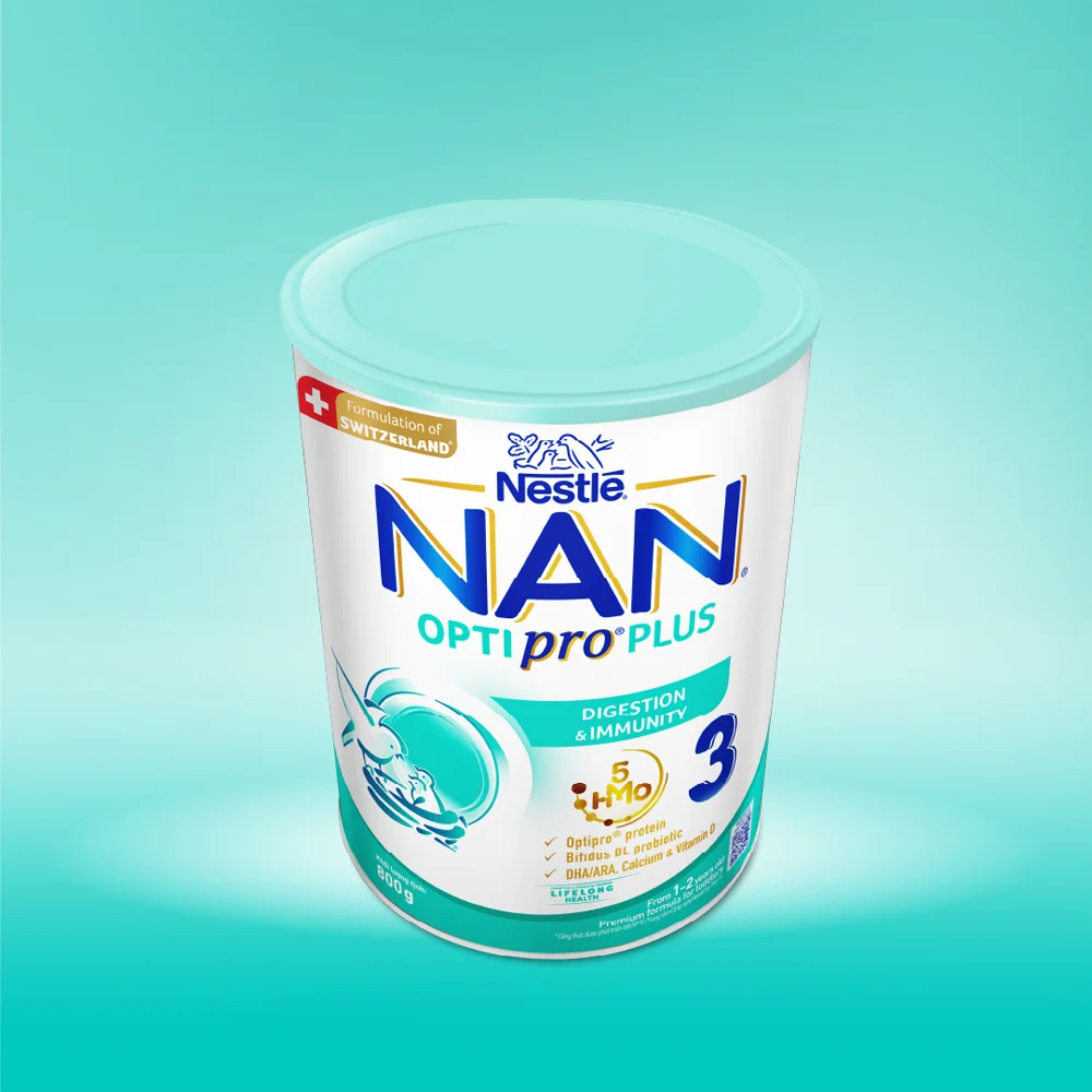 Sữa Nestle Nan Optipro Plus 3 800g (1-2 tuổi) (Giao bao bì ngẫu nhiên)