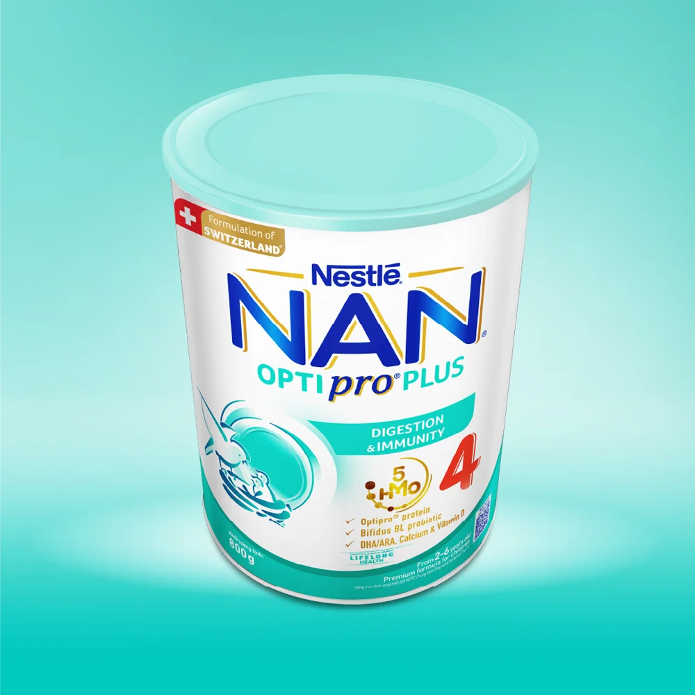 Sữa Nestle Nan Optipro Plus 4 800g (2-6 tuổi) (Giao bao bì ngẫu nhiên)