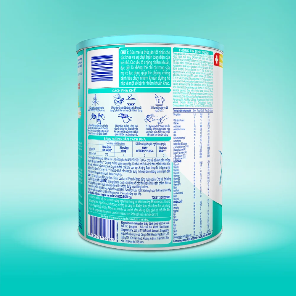 Sữa Nestle Nan Optipro Plus 4 800g (2-6 tuổi) (Giao bao bì ngẫu nhiên)