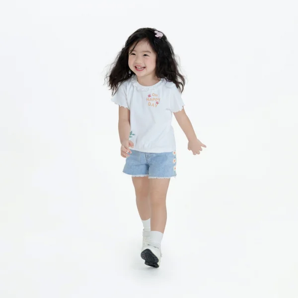 Áo bé gái Animo HN0724016 (9M-6Y,Trắng)