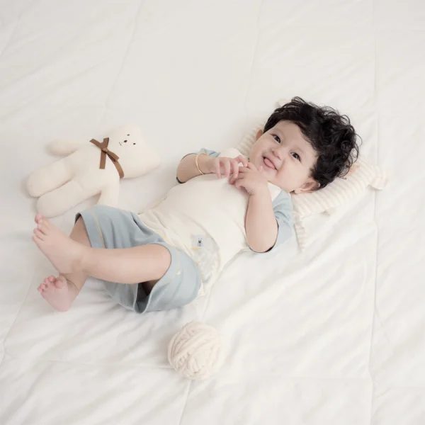 Set 2 Bộ modal kháng khuẩn ngắn Animo VD1024006 (0-24M,Xanh )