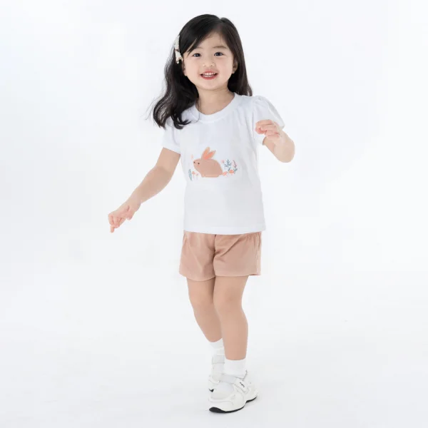 Bộ bé gái ngắn Animo HN0724023 (9M-6Y,Trắng)