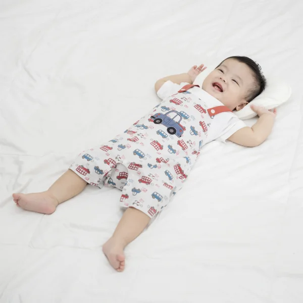 Bodysuit bé trai đùi Animo VD1124057 (0-12M,Đỏ)