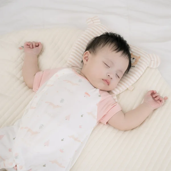 Set 2 Bodysuit kháng khuẩn Modal đùi Animo BMC1024028 (0-12M,Hồng dâu)