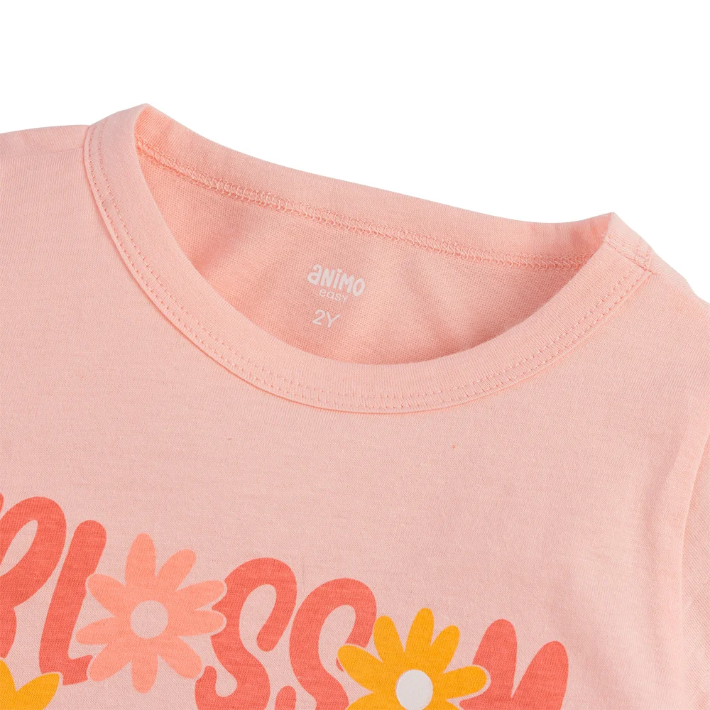 Bộ bé gái dài Animo Easy HN1124095 (1-4Y,Hồng)
