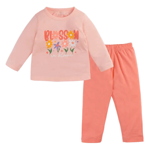 Bộ bé gái dài Animo Easy HN1124095 (1-4Y,Hồng)