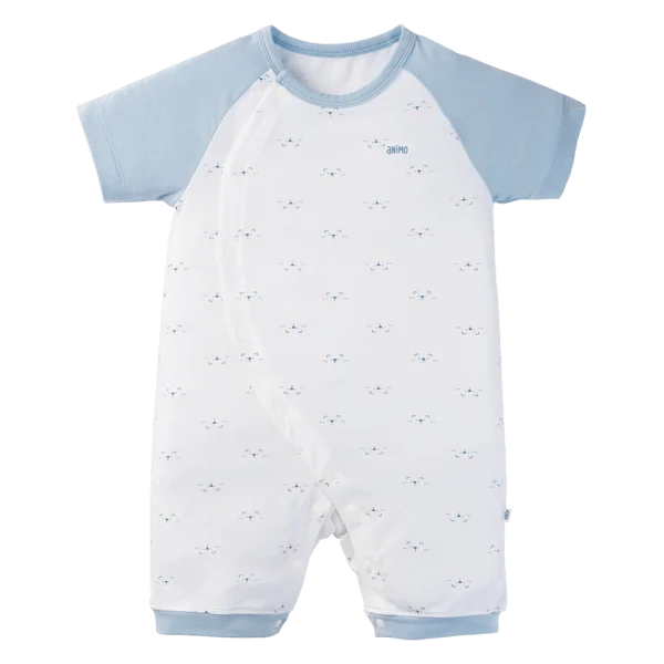 Bodysuit Modal đùi Animo VD1024044 (0-12M,Xanh)