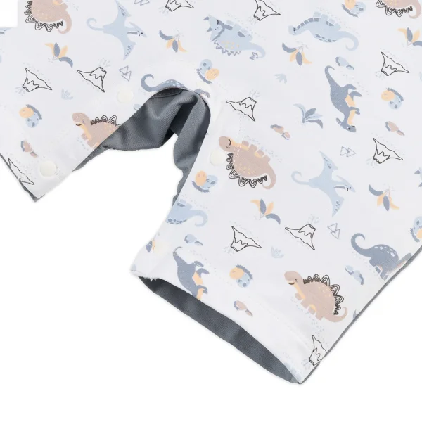 Bodysuit bé trai đùi Animo VD1024061 (0-12M,Xanh)