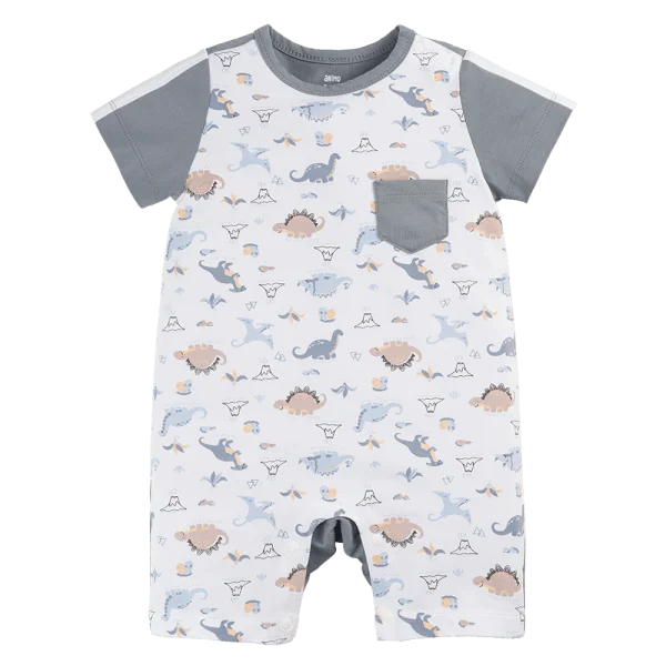 Bodysuit bé trai đùi Animo VD1024061 (0-12M,Xanh)