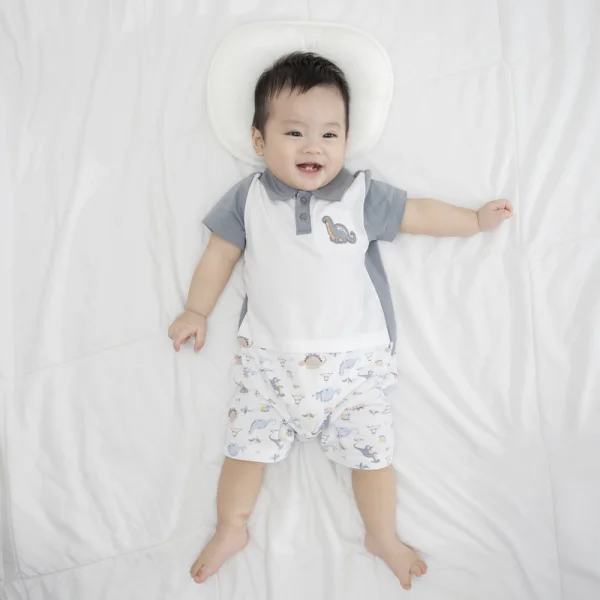 Bodysuit bé trai đùi Animo VD1024060 (0-12M,Xanh)