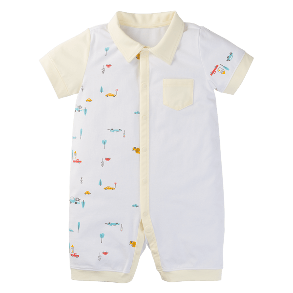 Bodysuit bé trai đùi Animo VD1124060 (0-12M,Vàng)