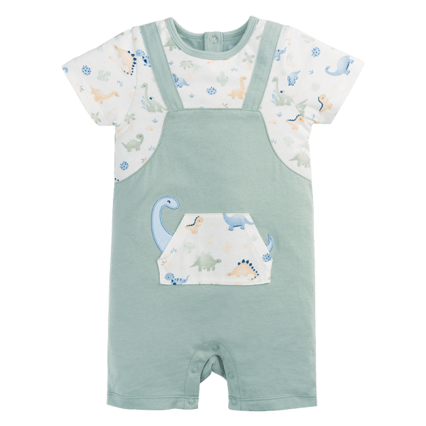 Bodysuit bé trai đùi Animo KK0924053 (0-12M,Xanh)