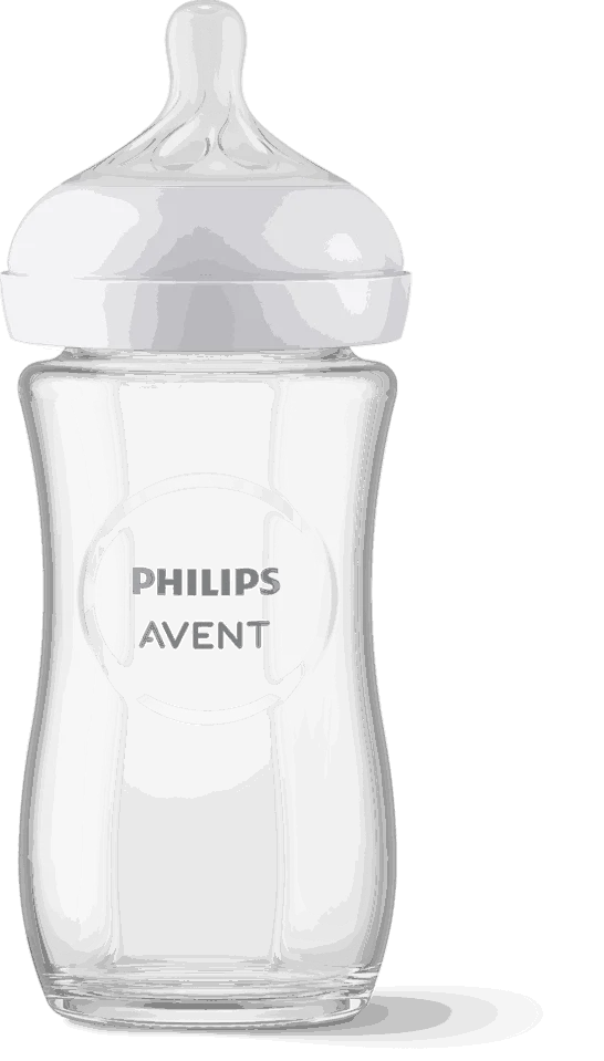 Bình sữa thủy tinh Philips Avent mô phỏng tự nhiên 240ml (SCY933.01)