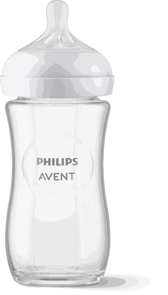 Bình sữa thủy tinh Philips Avent mô phỏng tự nhiên 240ml (SCY933.01)