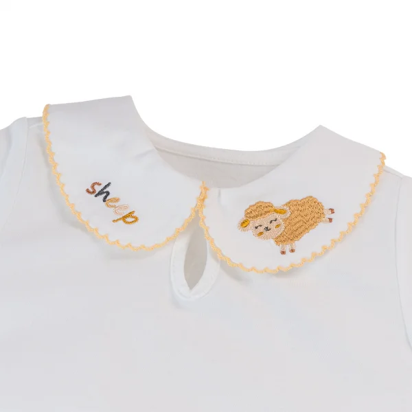 Bodysuit bé gái đùi Animo VD1124063 (0-12M,Vàng)