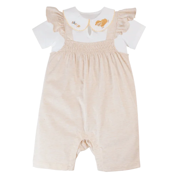 Bodysuit bé gái đùi Animo VD1124063 (0-12M,Vàng)