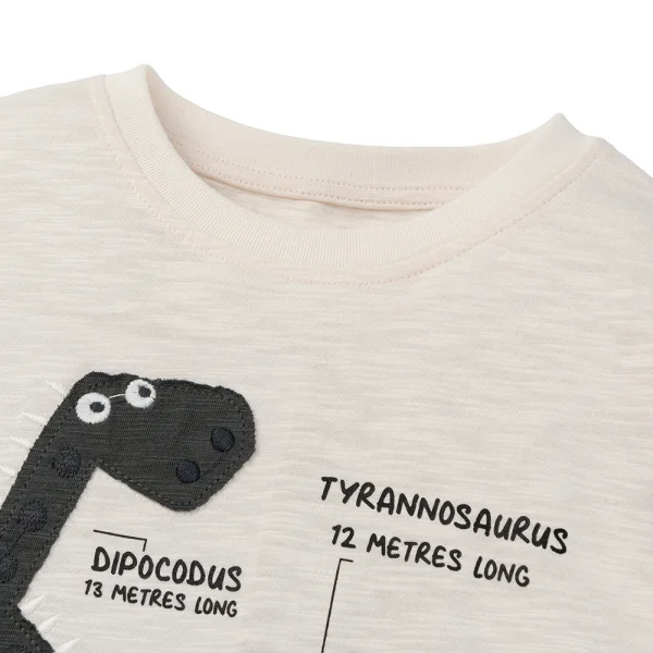 Bộ bé trai dài Bst Khủng long Animo HN1124043 (9M-6Y,Kem)