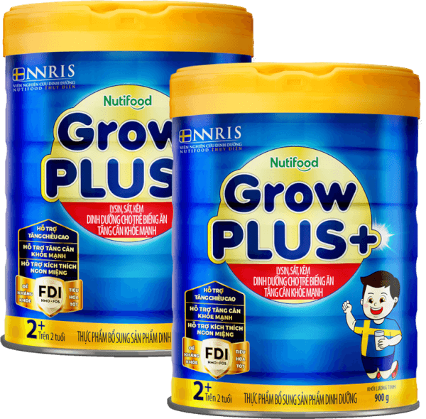 Combo 2 Sữa GrowPLUS+ Xanh 2+ tuổi, 900g