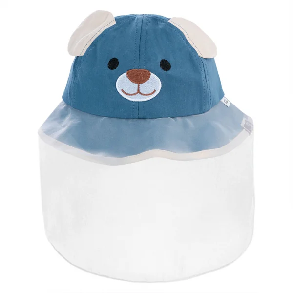 Nón vành tròn khăn voan bé trai Animo A2410_MN020 (44cm,Xanh)