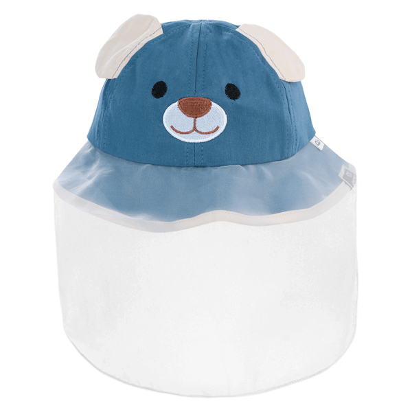 Nón vành tròn khăn voan bé trai Animo A2410_MN020 (44cm,Xanh)