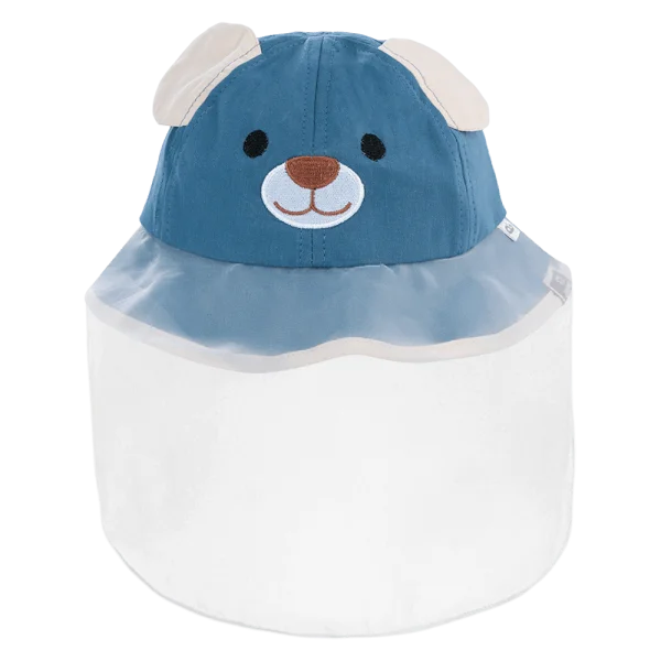 Nón vành tròn khăn voan bé trai Animo A2410_MN020 (44cm,Xanh)