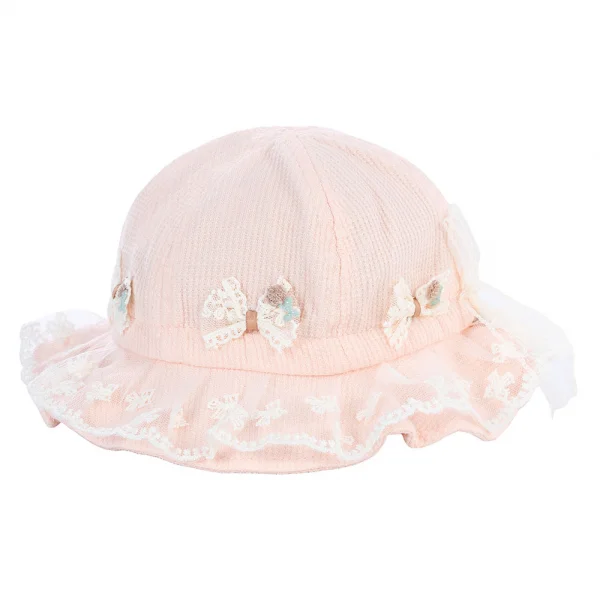 Nón em bé gái vành tròn Animo A2410_MN014 (44cm,Hồng)
