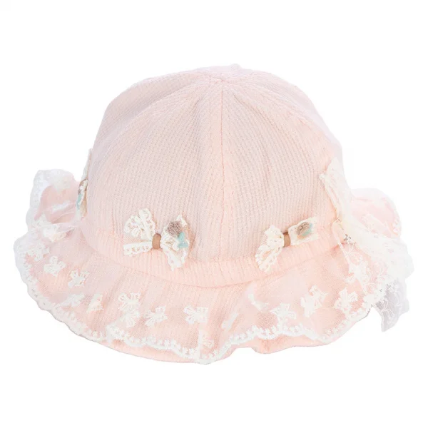 Nón em bé gái vành tròn Animo A2410_MN014 (44cm,Hồng)